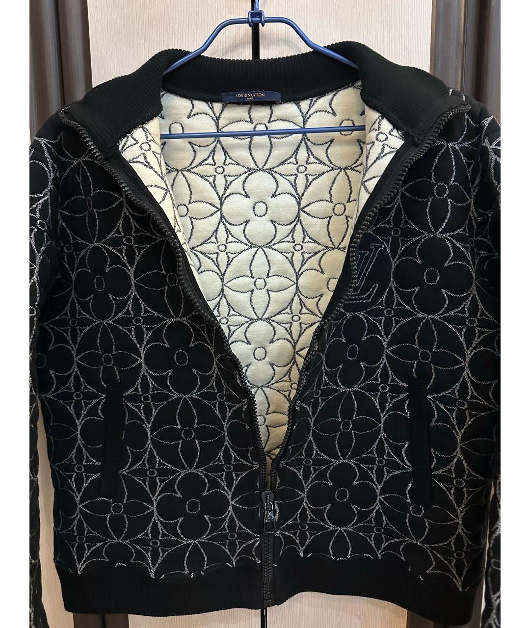 LOUIS VUITTON Черная хлопковая куртка, фото 5