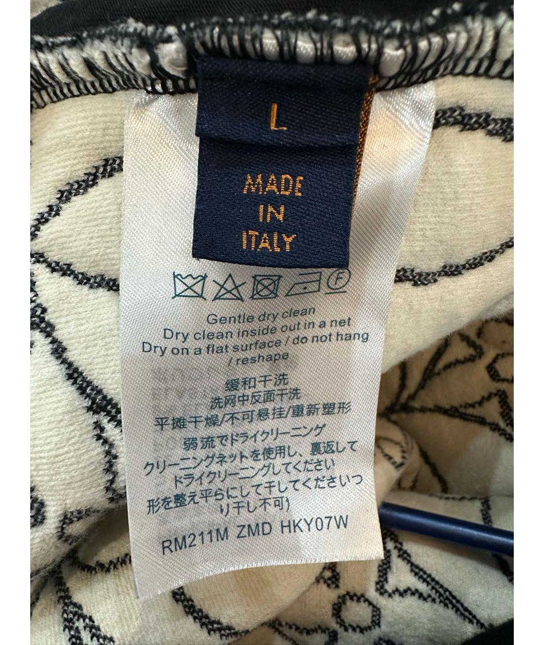 LOUIS VUITTON Черная хлопковая куртка, фото 8