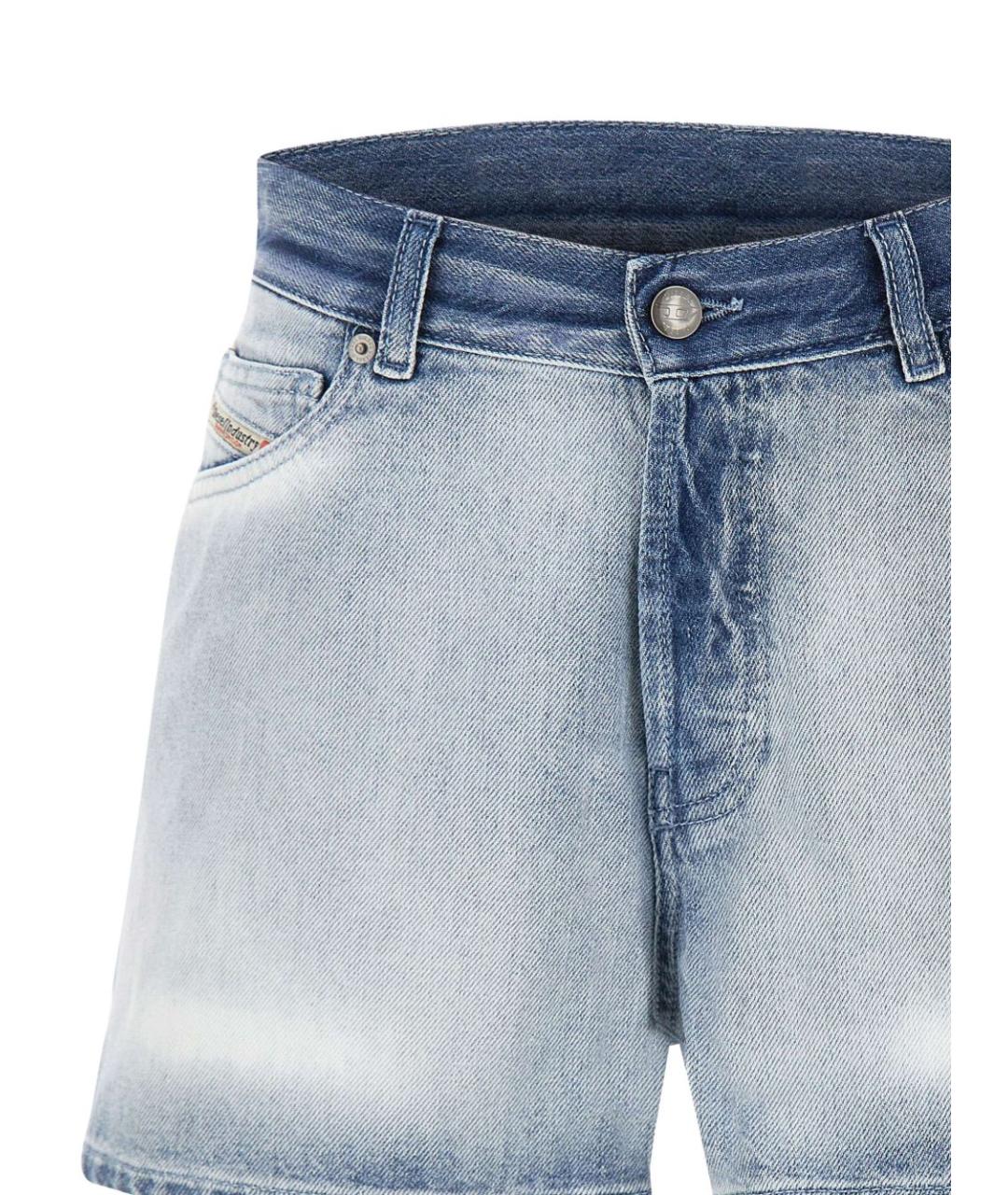 DIESEL Голубые хлопковые шорты, фото 2