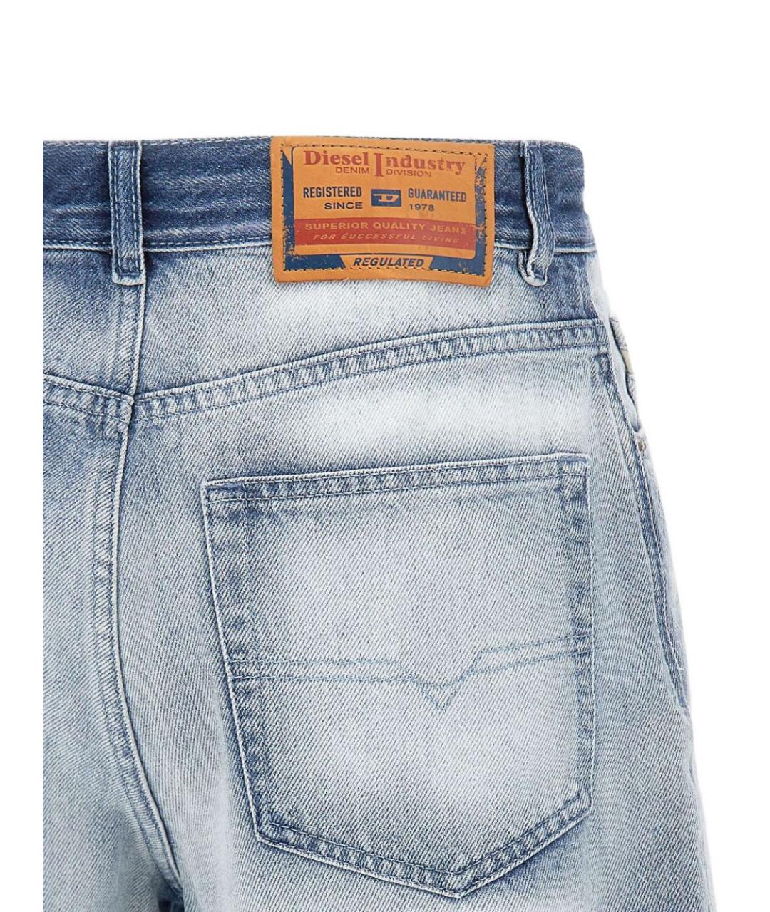 DIESEL Голубые хлопковые шорты, фото 7