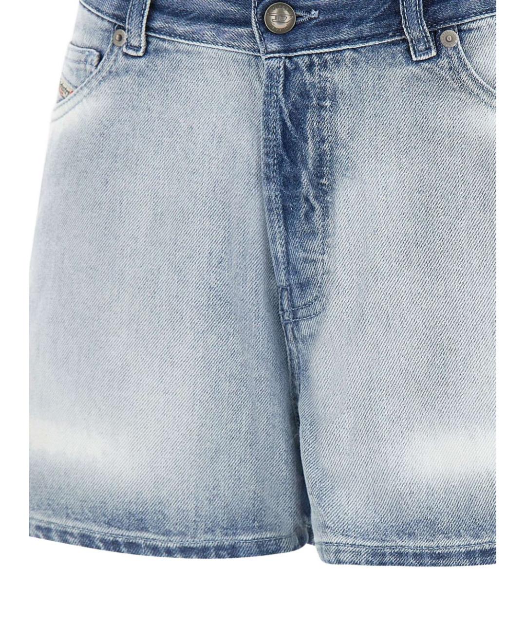 DIESEL Голубые хлопковые шорты, фото 6