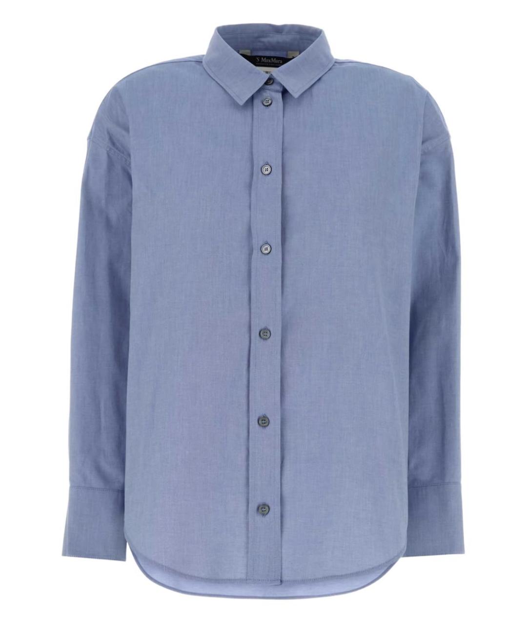 'S MAX MARA Синяя рубашка, фото 1