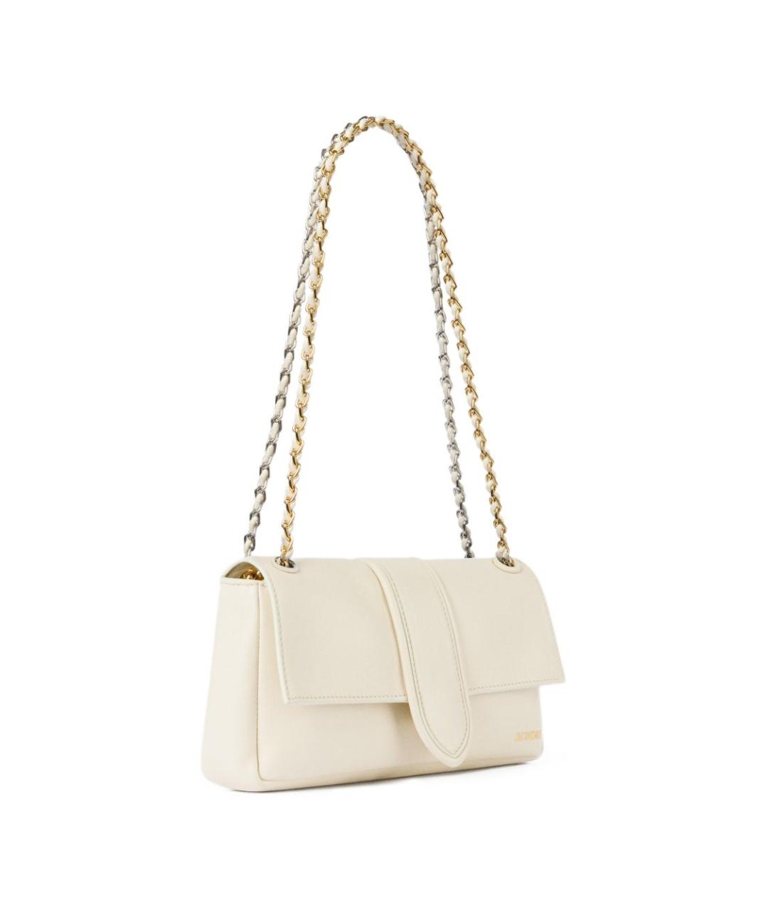 JACQUEMUS Белая сумка через плечо, фото 3