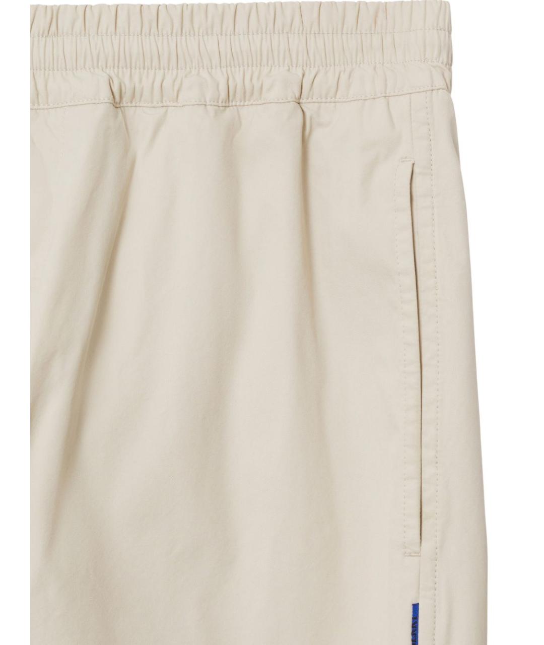 BURBERRY Бежевые повседневные брюки, фото 5