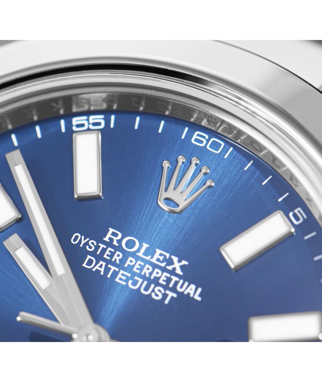 ROLEX Синие металлические часы, фото 3