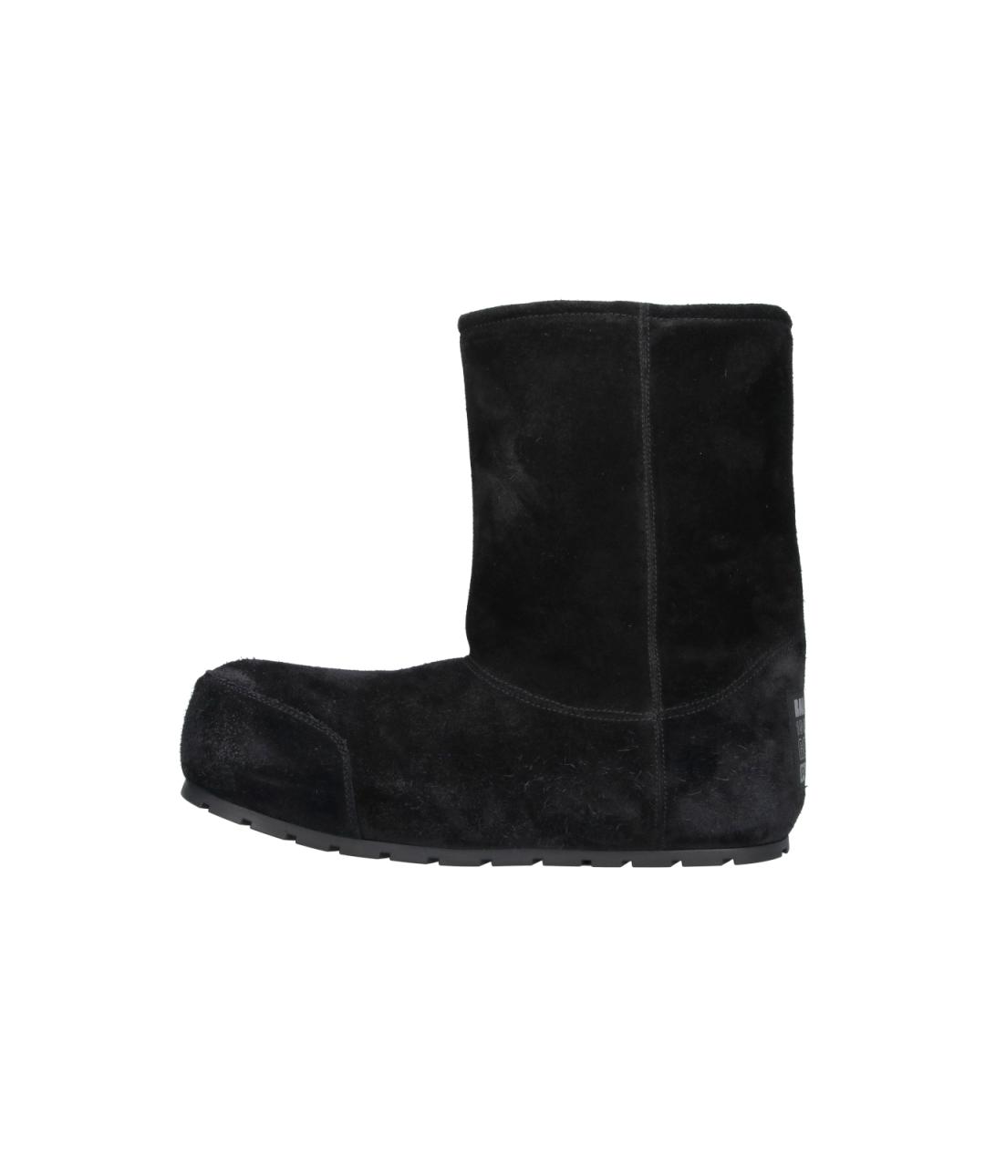 BALENCIAGA Черные замшевые низкие ботинки, фото 3