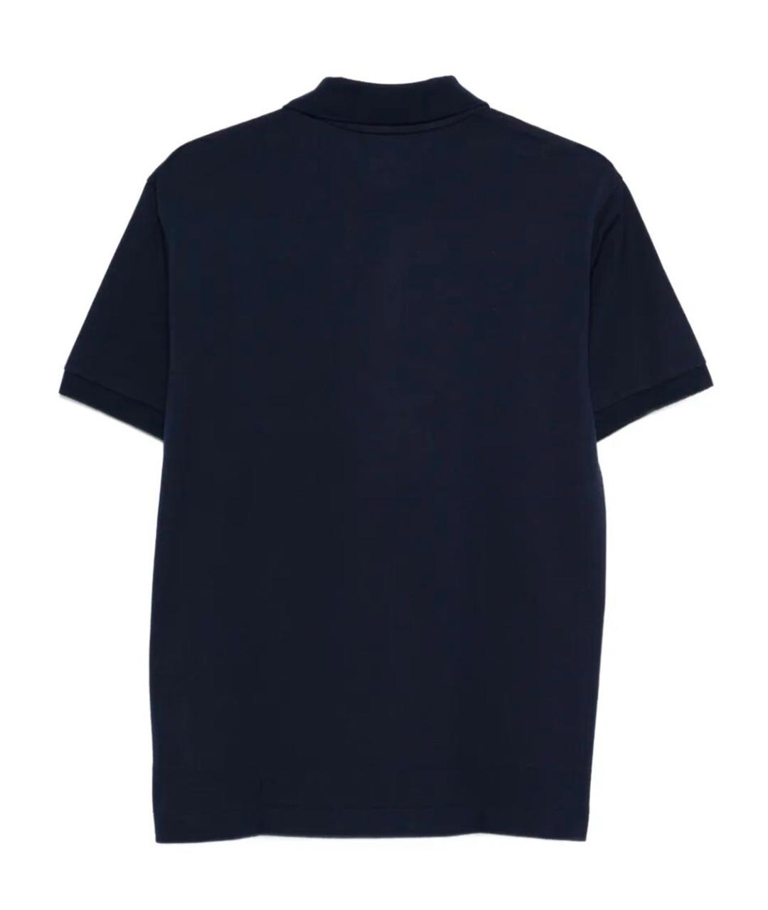 LACOSTE Синяя хлопковая футболка, фото 2