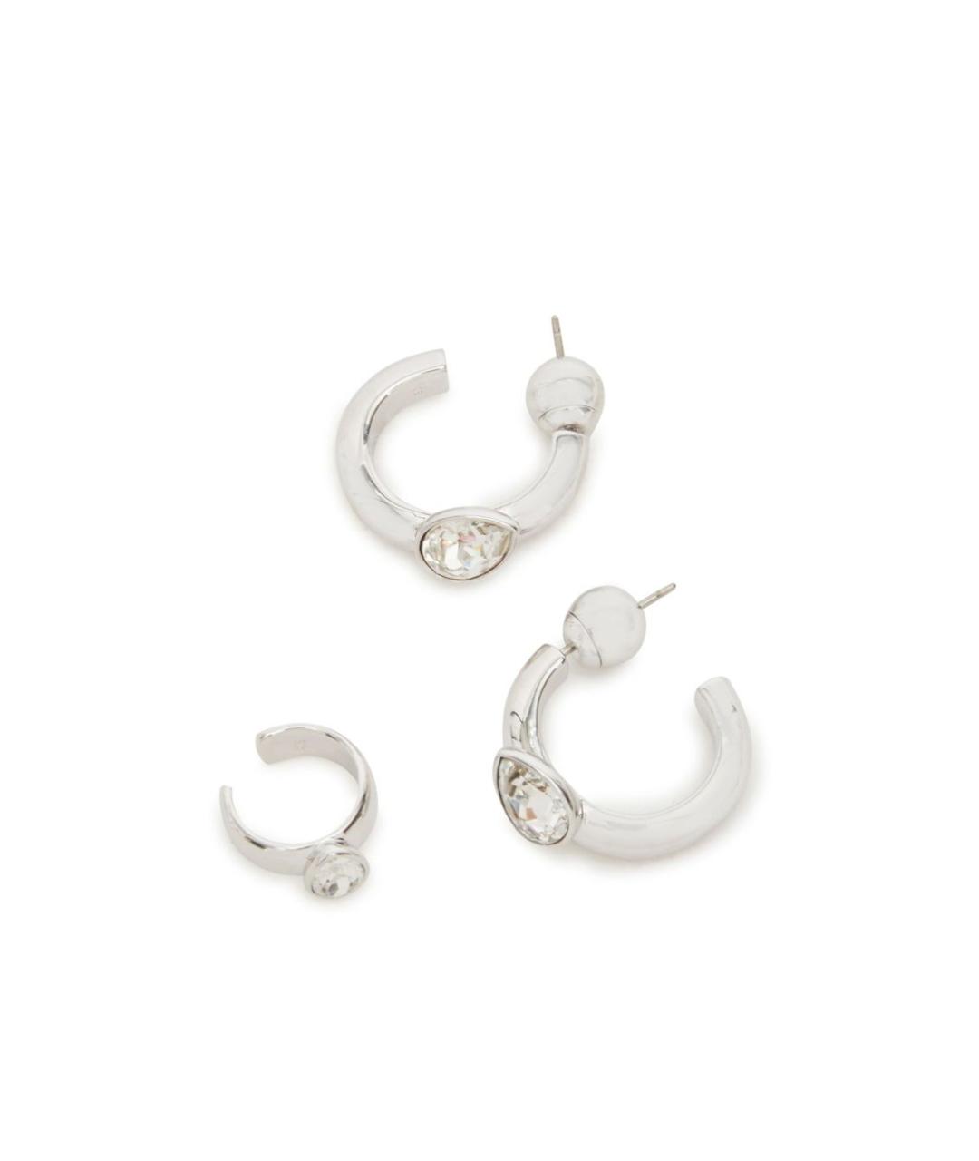 SWAROVSKI Белые серьги, фото 2