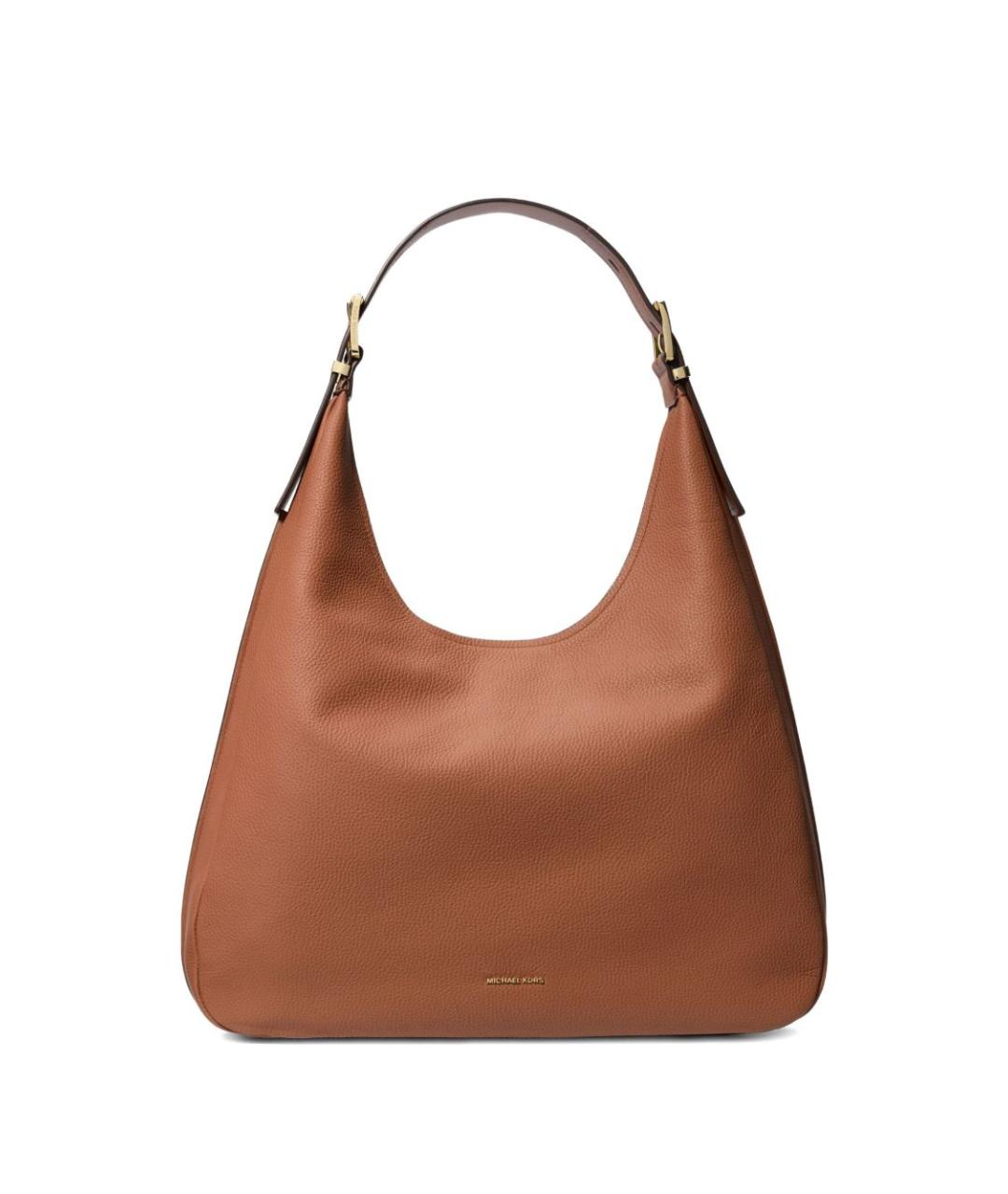 MICHAEL KORS Коричневая кожаная сумка через плечо, фото 1