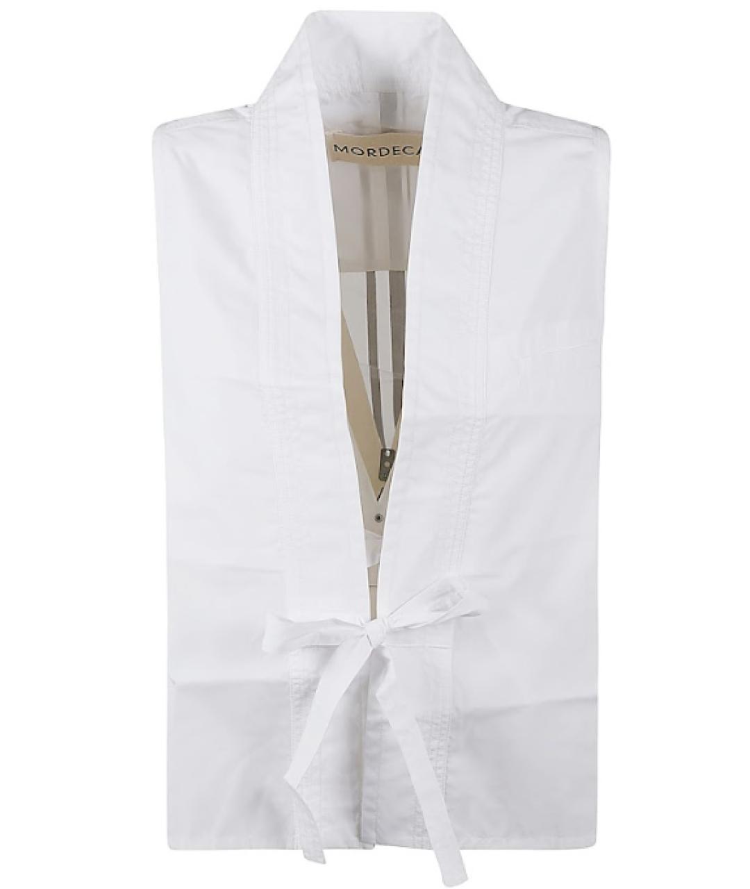 MORDECAI Белое хлопковое повседневное платье, фото 1