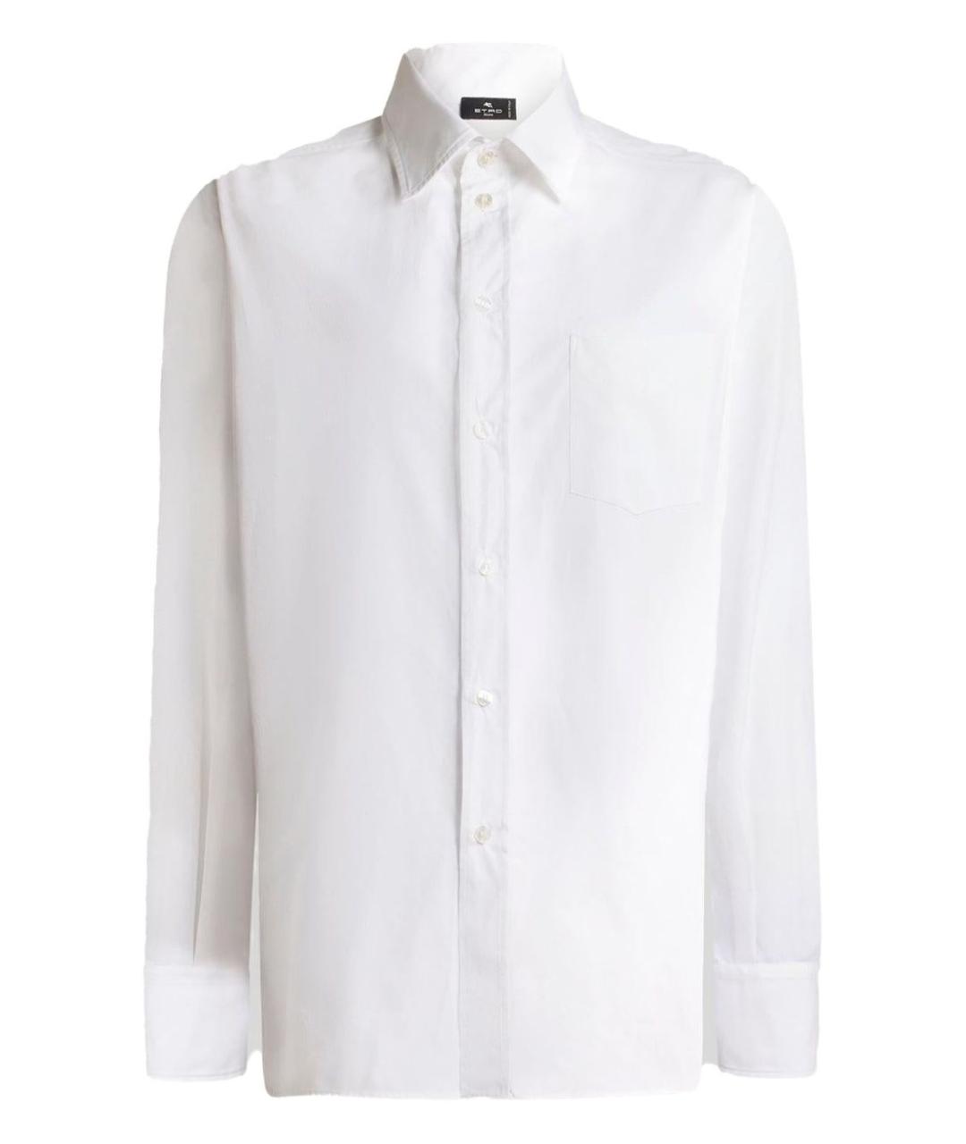 ETRO Белая хлопковая рубашка, фото 1