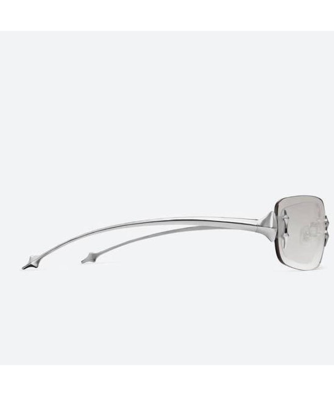 GENTLE MONSTER Серебряные металлические солнцезащитные очки, фото 3