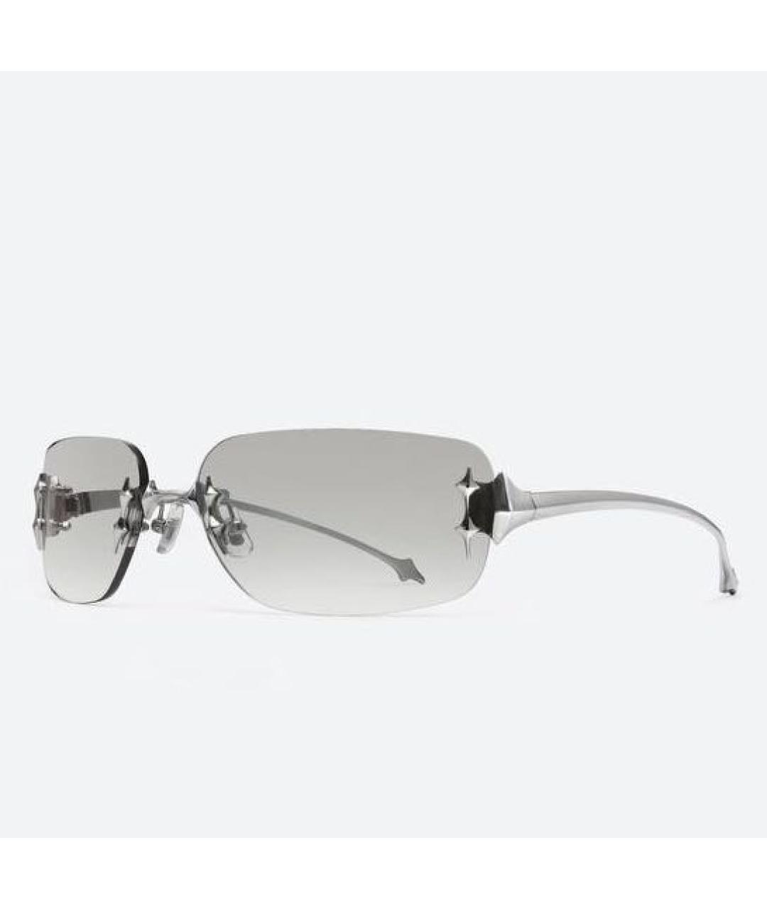 GENTLE MONSTER Серебряные металлические солнцезащитные очки, фото 5