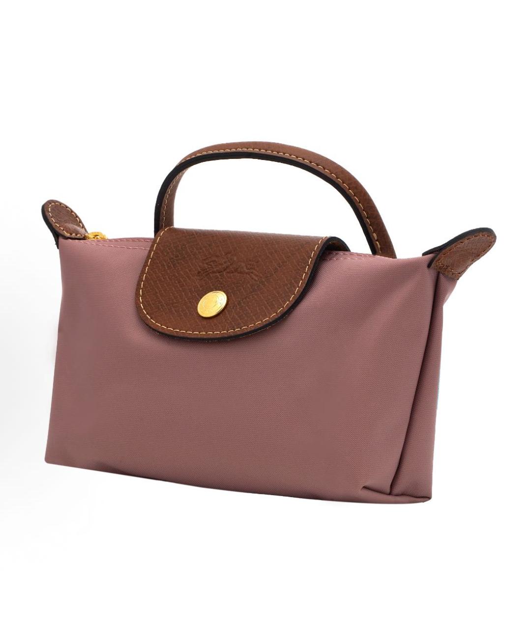 LONGCHAMP Розовая сумка с короткими ручками, фото 2