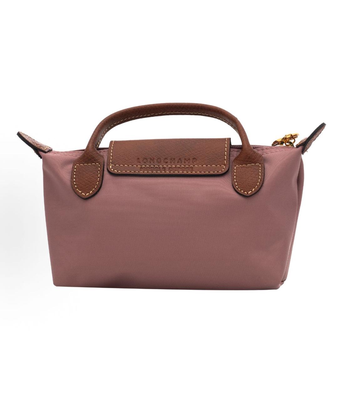 LONGCHAMP Розовая сумка с короткими ручками, фото 3