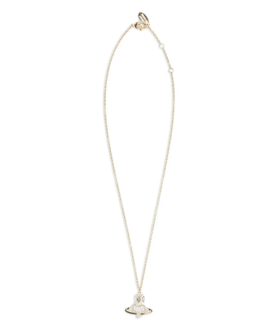 VIVIENNE WESTWOOD Золотая латунная цепочка, фото 3