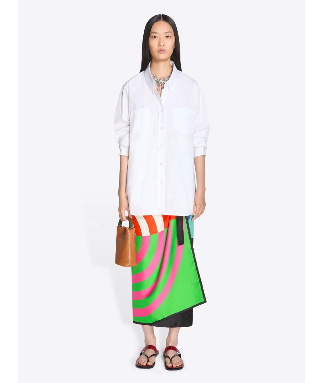 DRIES VAN NOTEN Белая хлопковая рубашка, фото 2