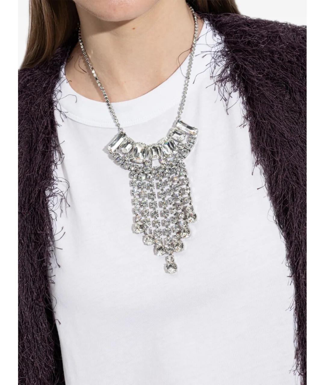 DRIES VAN NOTEN Серебряное латунное колье, фото 2