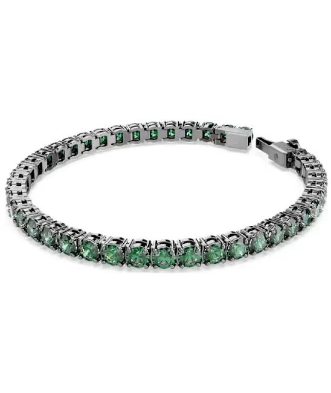 SWAROVSKI Зеленый металлический браслет, фото 2