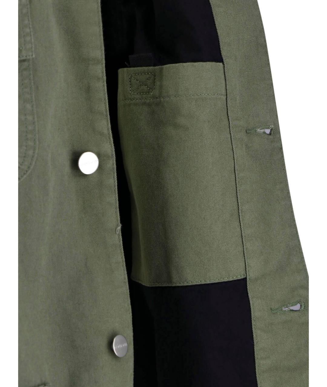 CARHARTT WIP Зеленая хлопковая куртка, фото 5