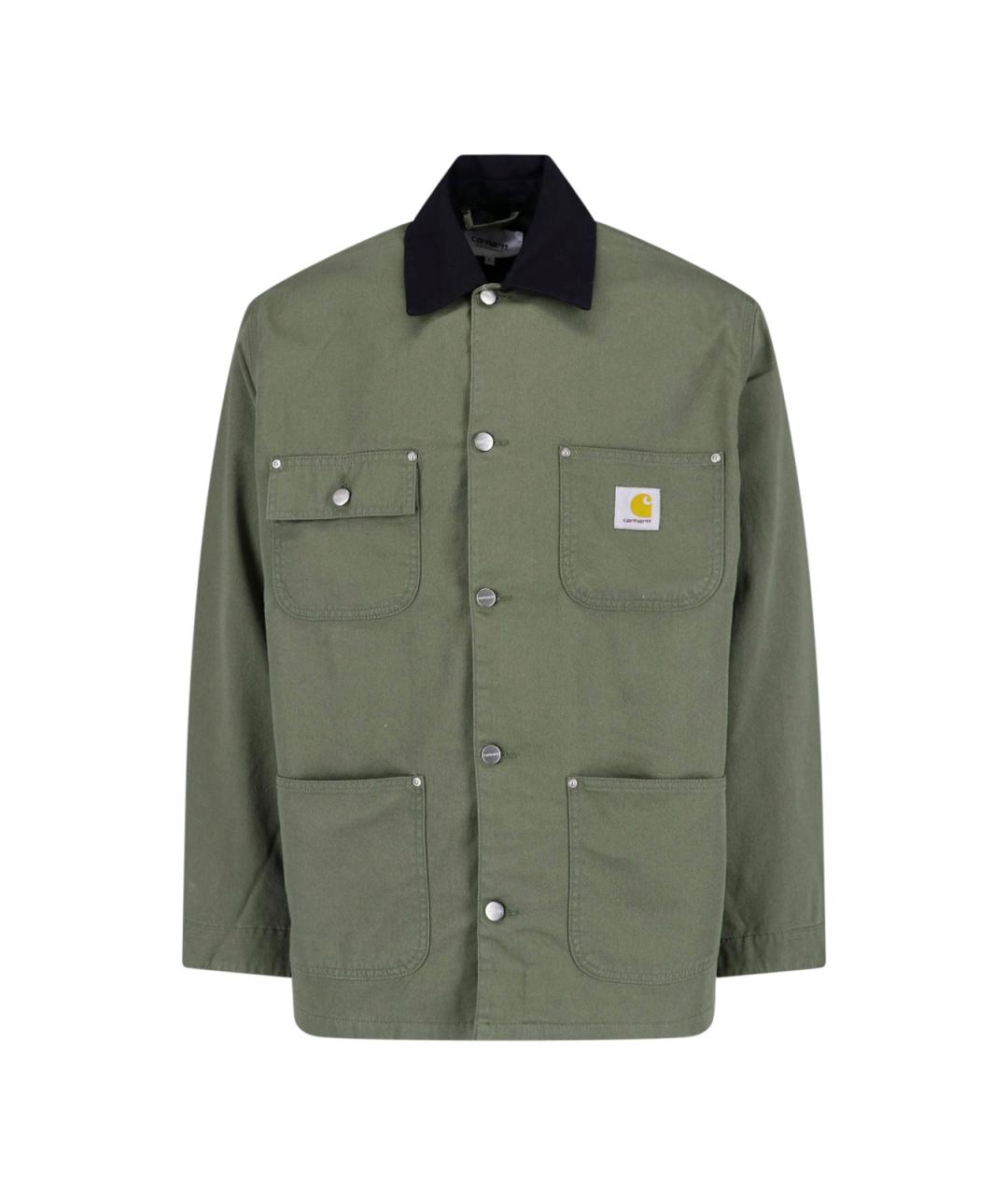 CARHARTT WIP Зеленая хлопковая куртка, фото 1