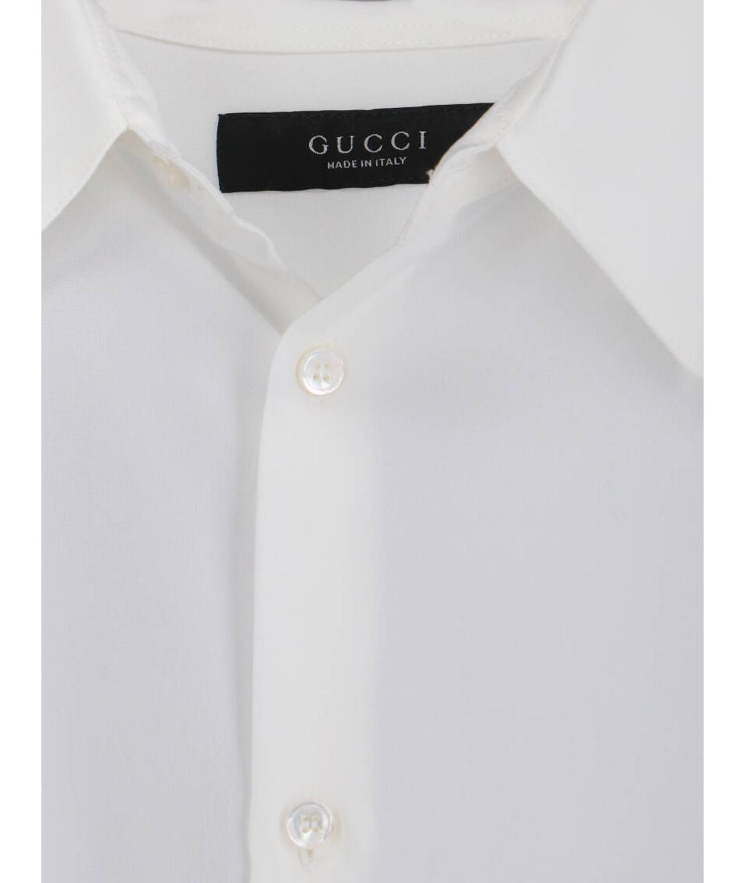 GUCCI Белая классическая рубашка, фото 5