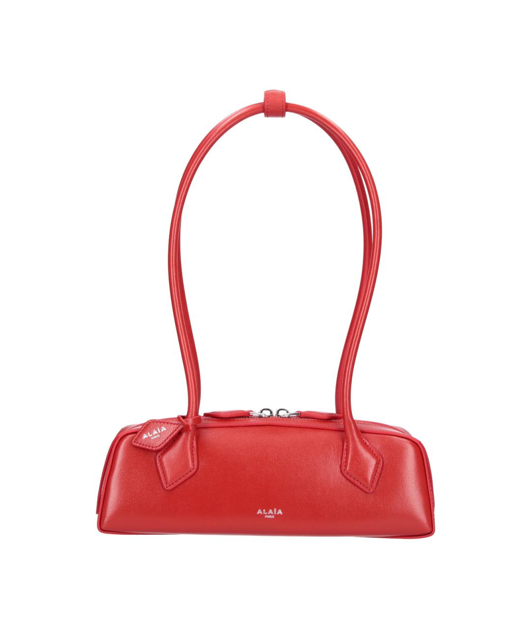 ALAIA Красная кожаная сумка через плечо, фото 1