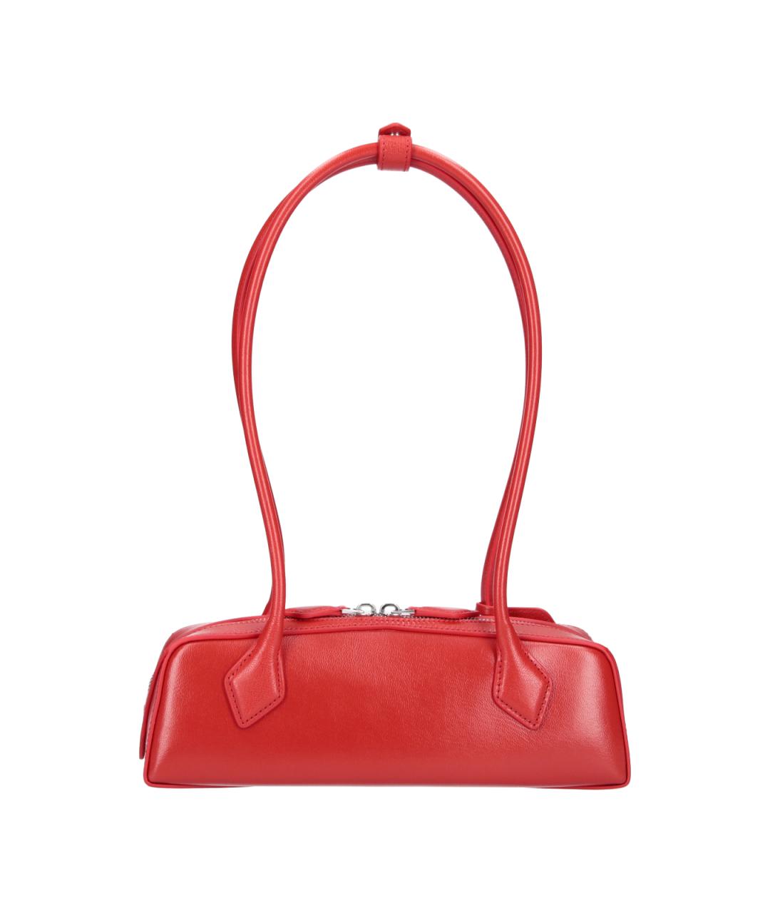 ALAIA Красная кожаная сумка через плечо, фото 3