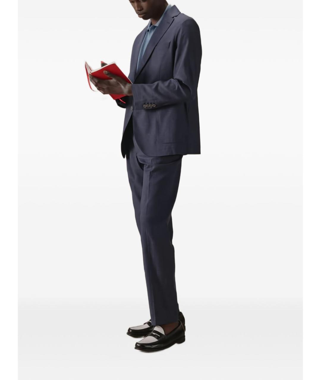 CIRCOLO 1901 Синие повседневные брюки, фото 3