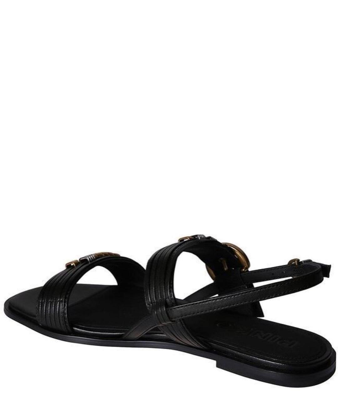 PINKO Черные босоножки, фото 2