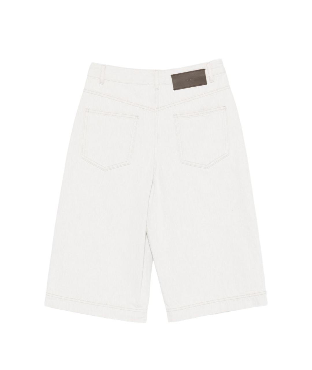 SOEUR Белые хлопковые шорты, фото 3