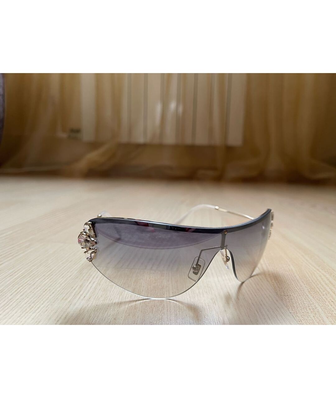 MIU MIU Белые солнцезащитные очки, фото 6