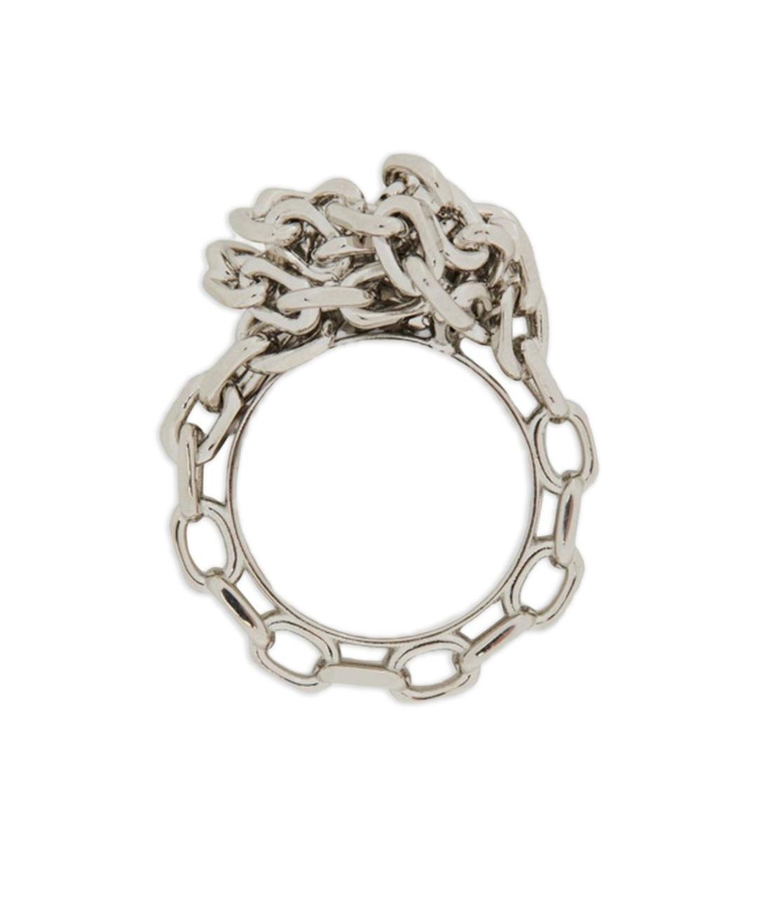 JIL SANDER Серебряное латунное кольцо, фото 3