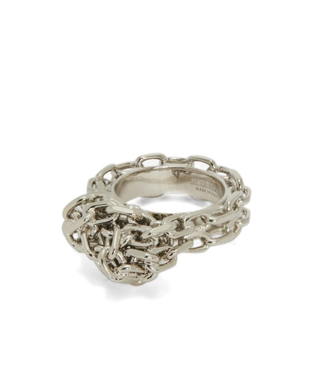 JIL SANDER Серебряное латунное кольцо, фото 1