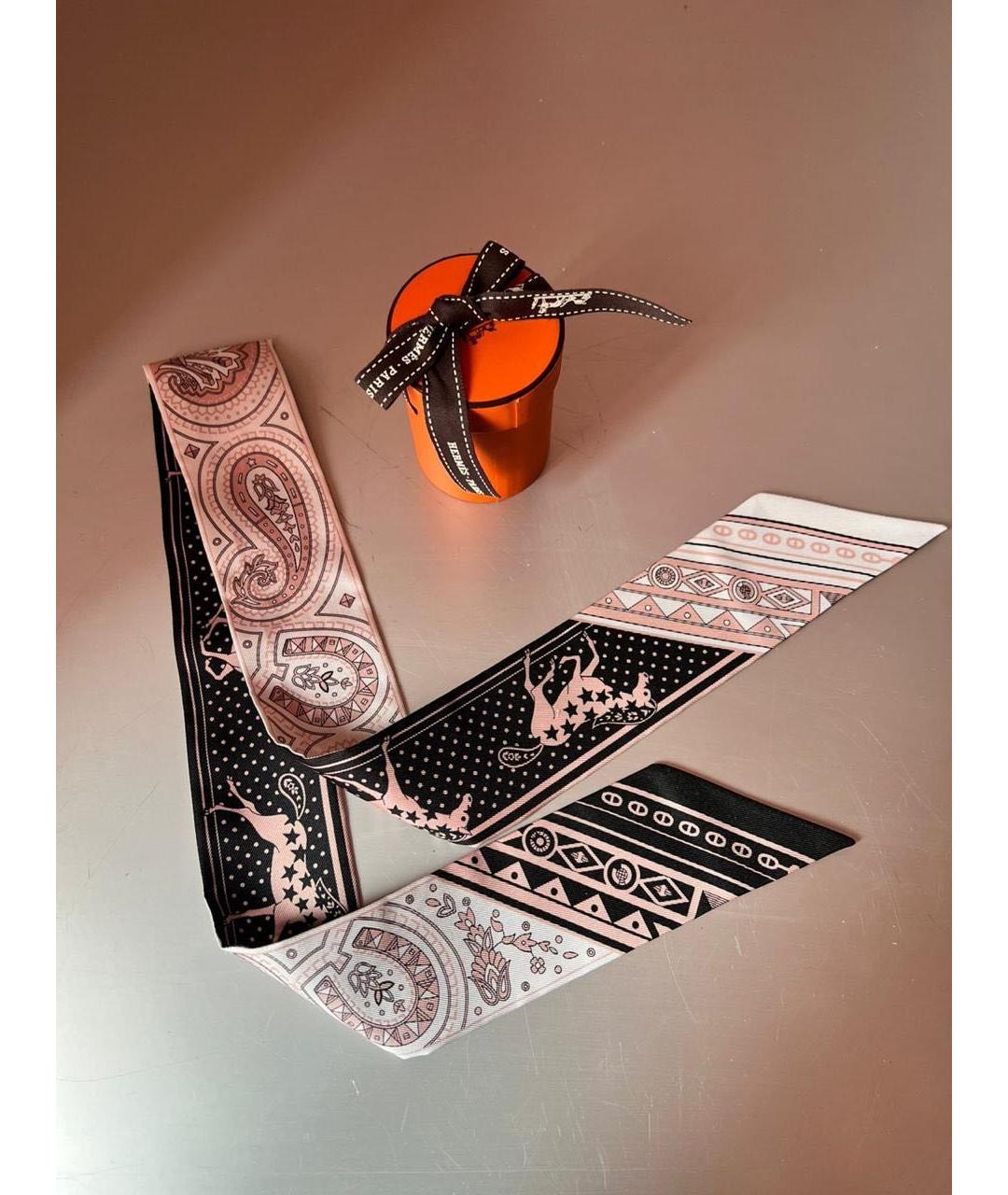 HERMES Мульти шелковый воротник, фото 2