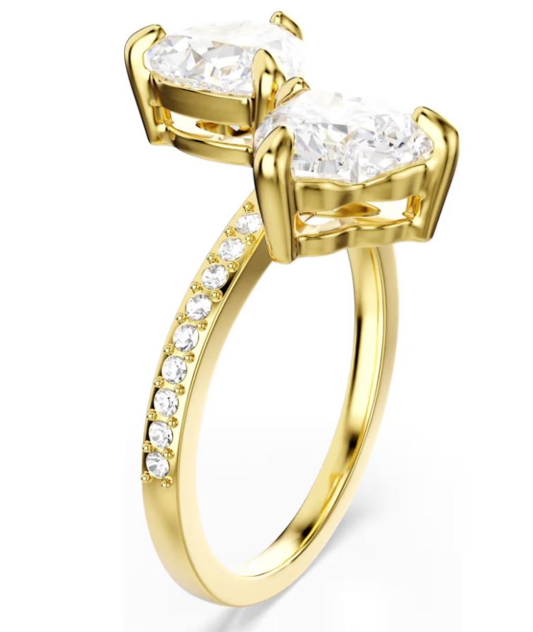 SWAROVSKI Золотое металлическое кольцо, фото 2