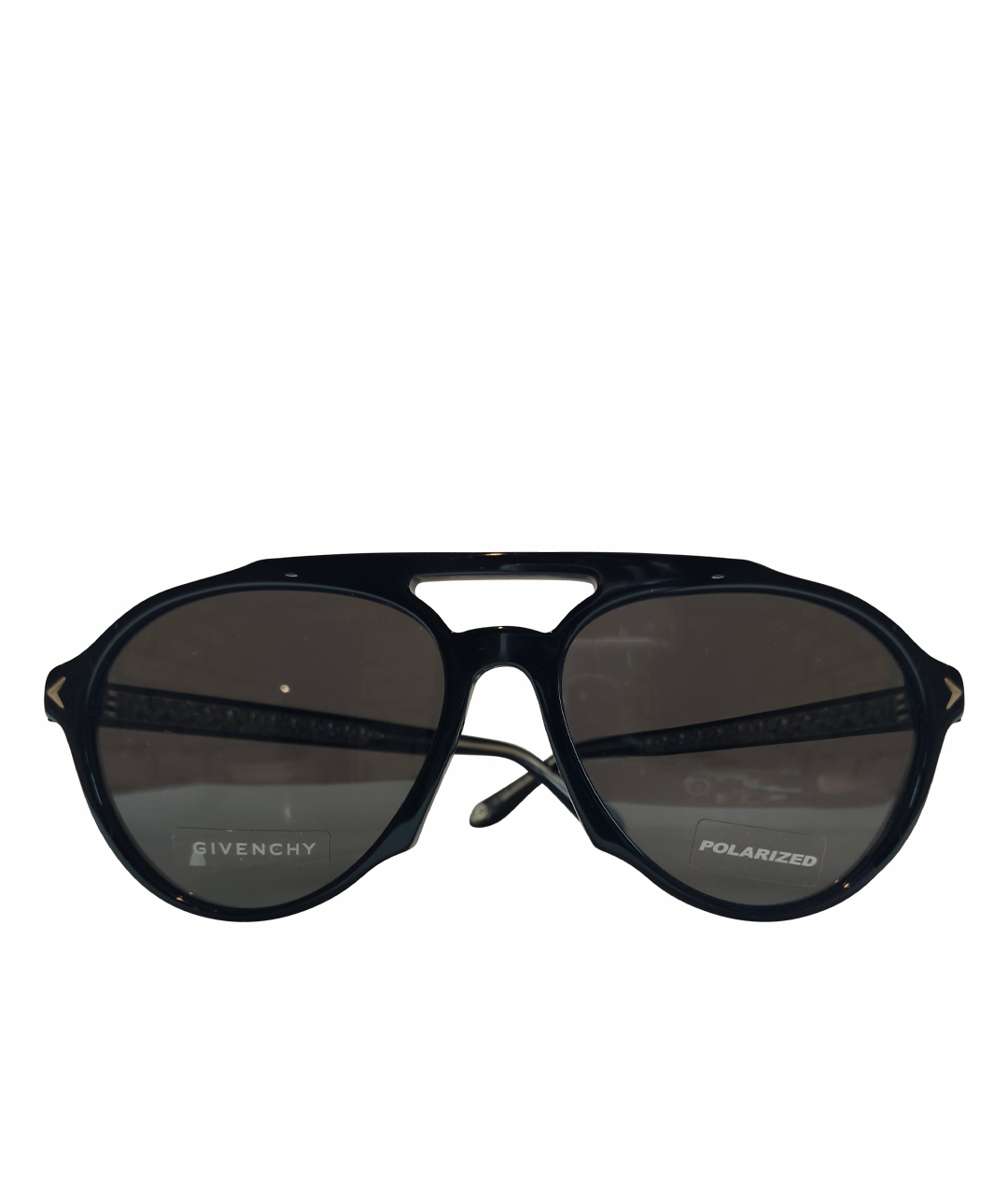GIVENCHY Черные пластиковые солнцезащитные очки, фото 1