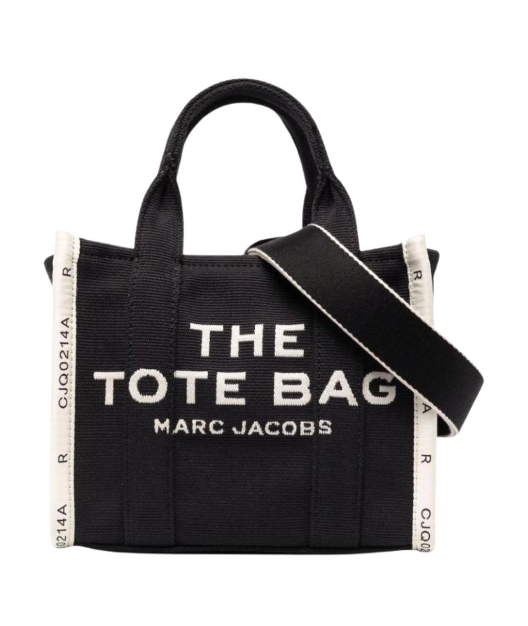 MARC JACOBS Черная хлопковая сумка тоут, фото 1