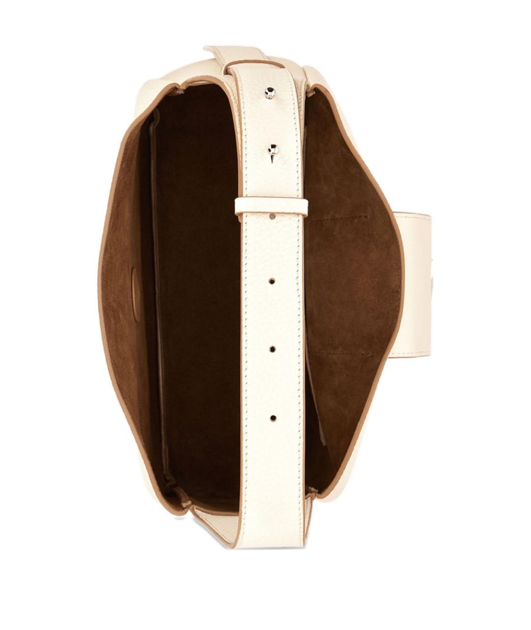 HOGAN Бежевая кожаная сумка тоут, фото 3