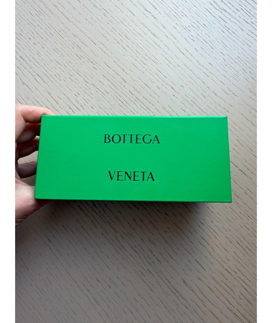 BOTTEGA VENETA Белые пластиковые солнцезащитные очки, фото 7