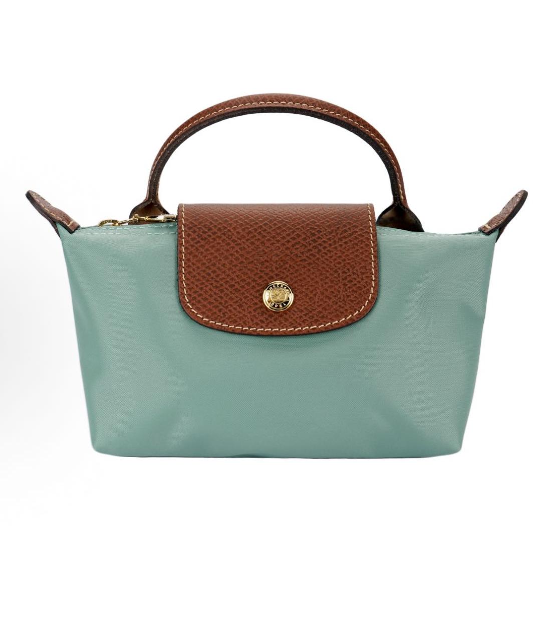 LONGCHAMP Голубая сумка с короткими ручками, фото 9