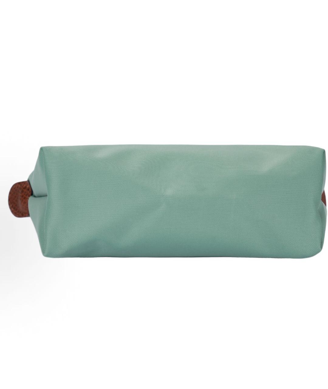 LONGCHAMP Голубая сумка с короткими ручками, фото 4