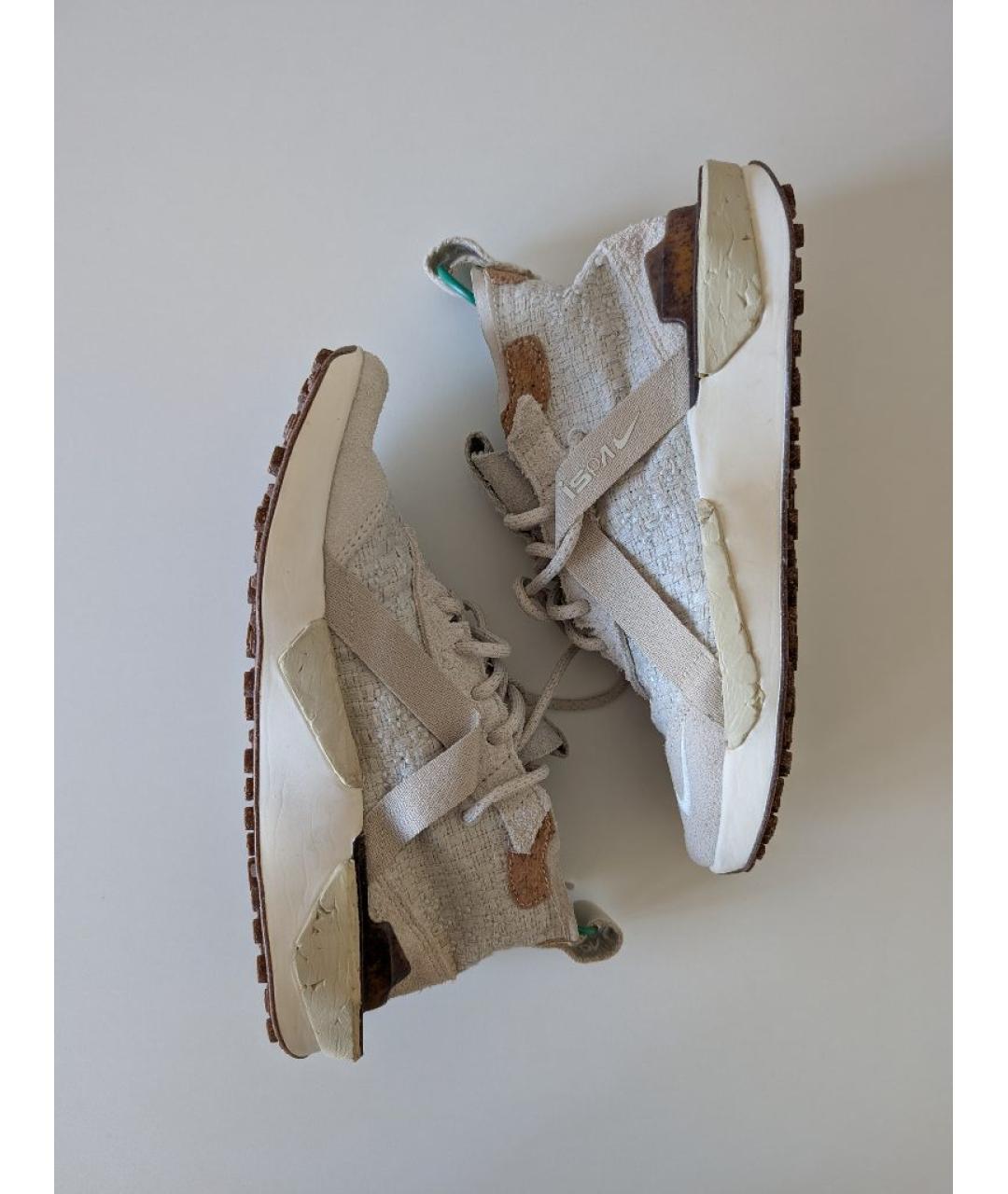 NIKE Бежевые текстильные кроссовки, фото 2