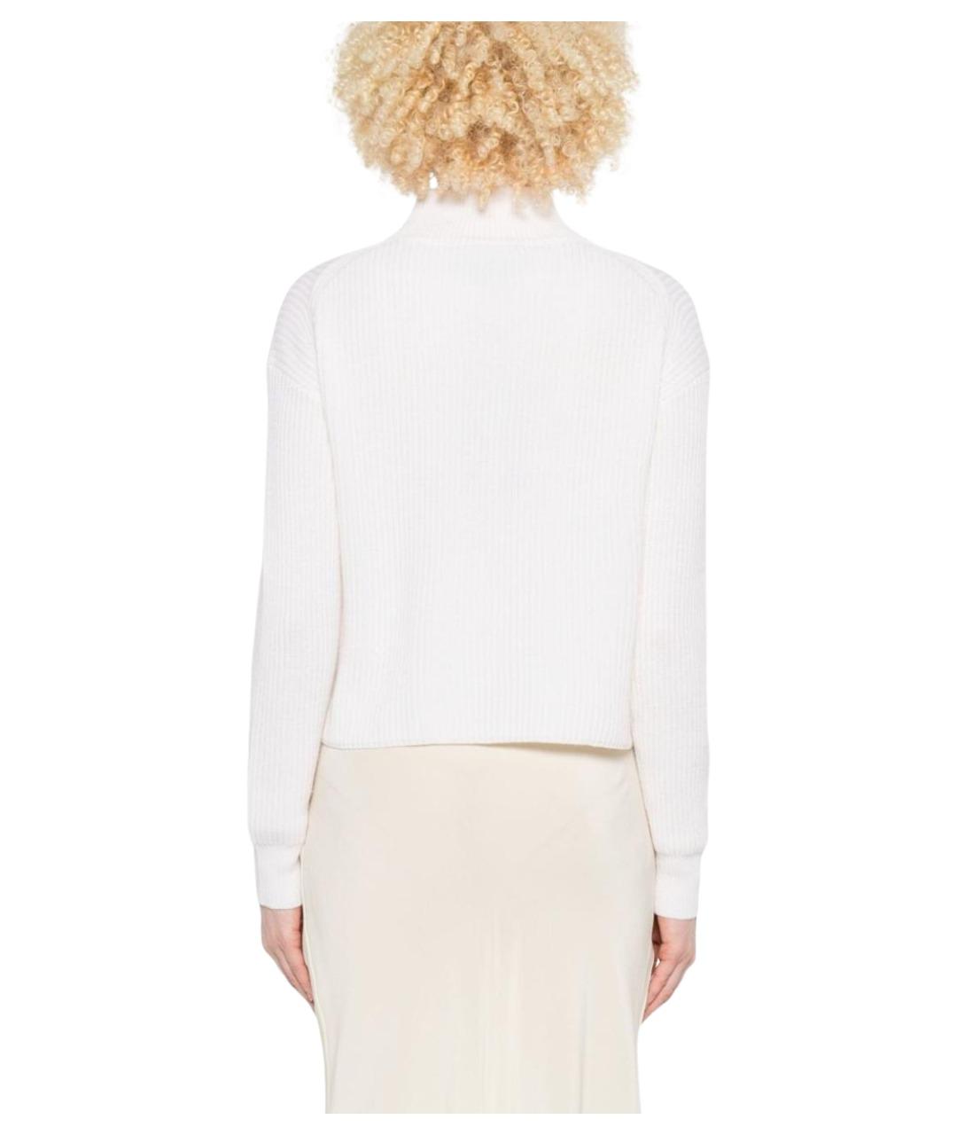 MAX MARA STUDIO Белый шерстяной джемпер / свитер, фото 3