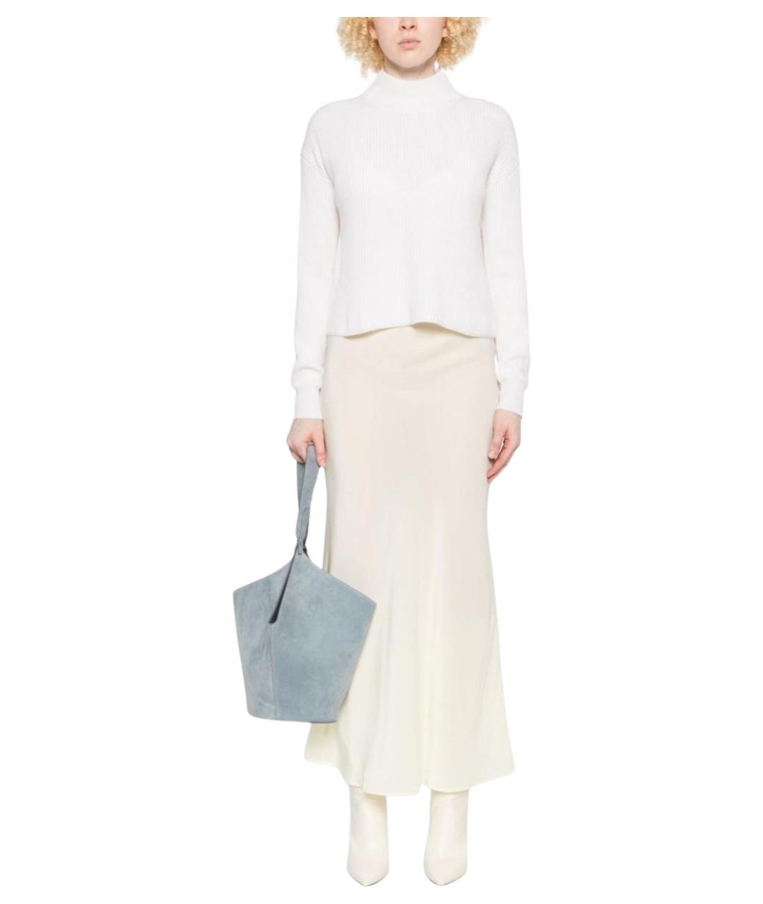 MAX MARA STUDIO Белый шерстяной джемпер / свитер, фото 4