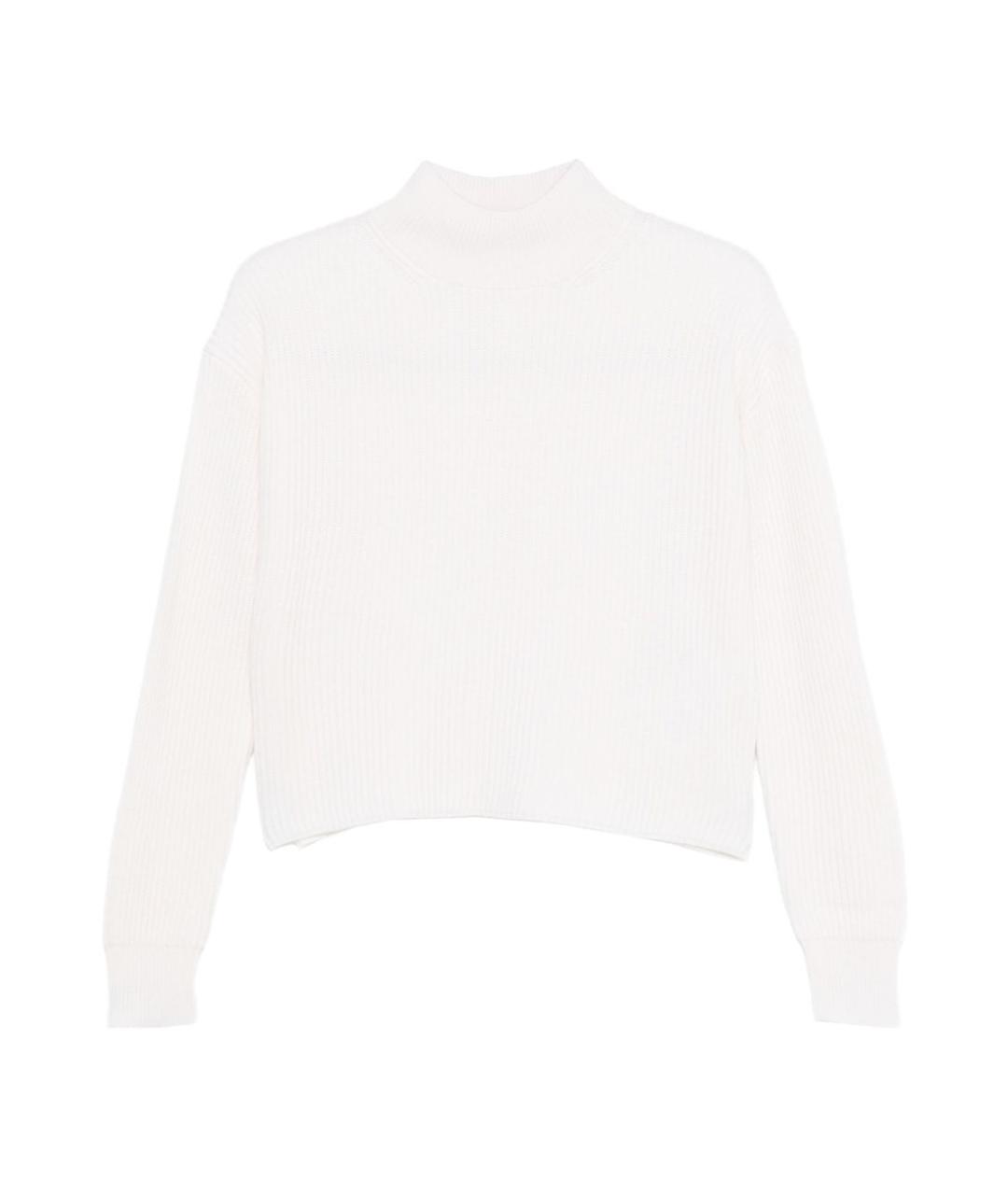 MAX MARA STUDIO Белый шерстяной джемпер / свитер, фото 1