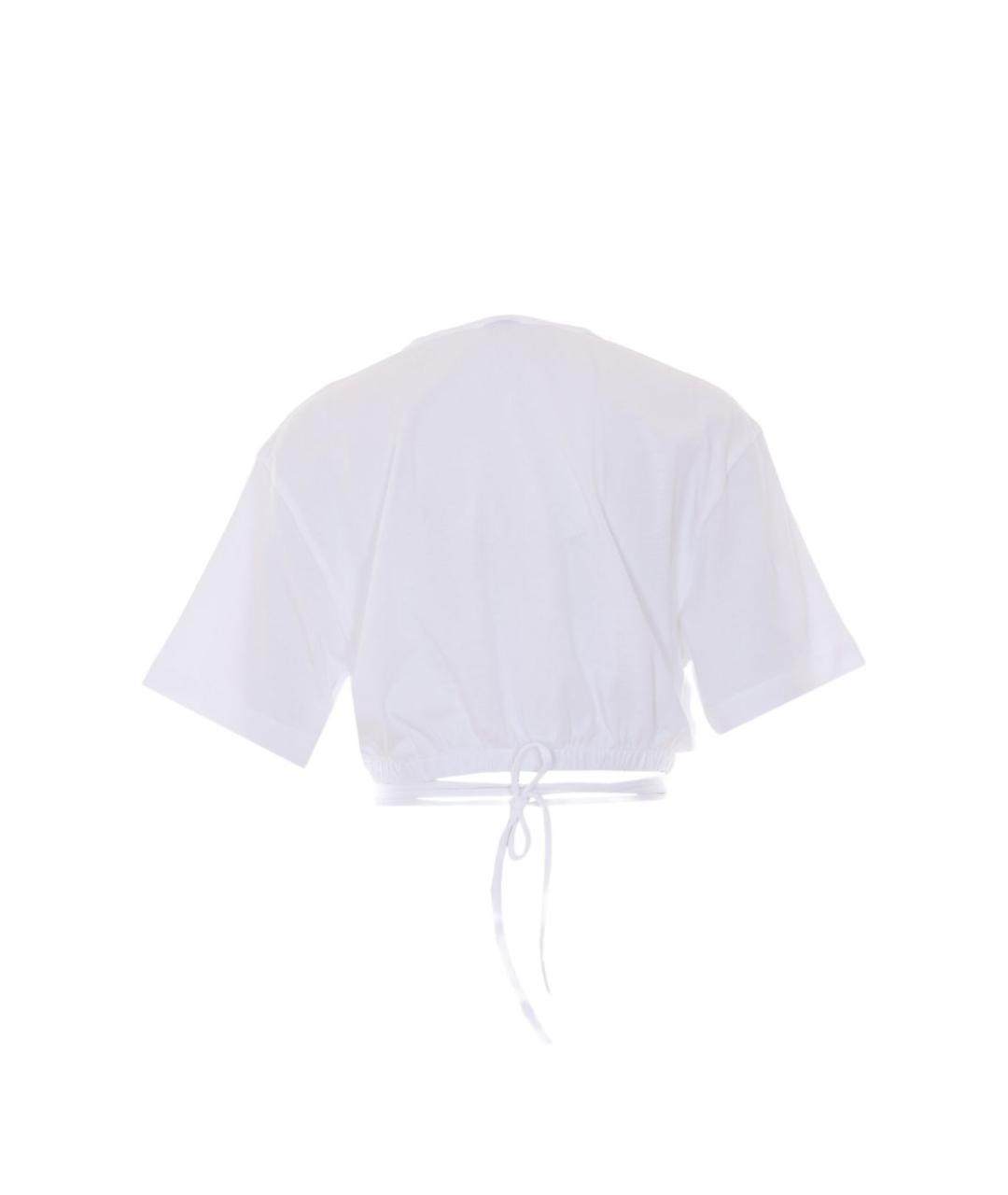 PINKO Белая хлопковая футболка, фото 2