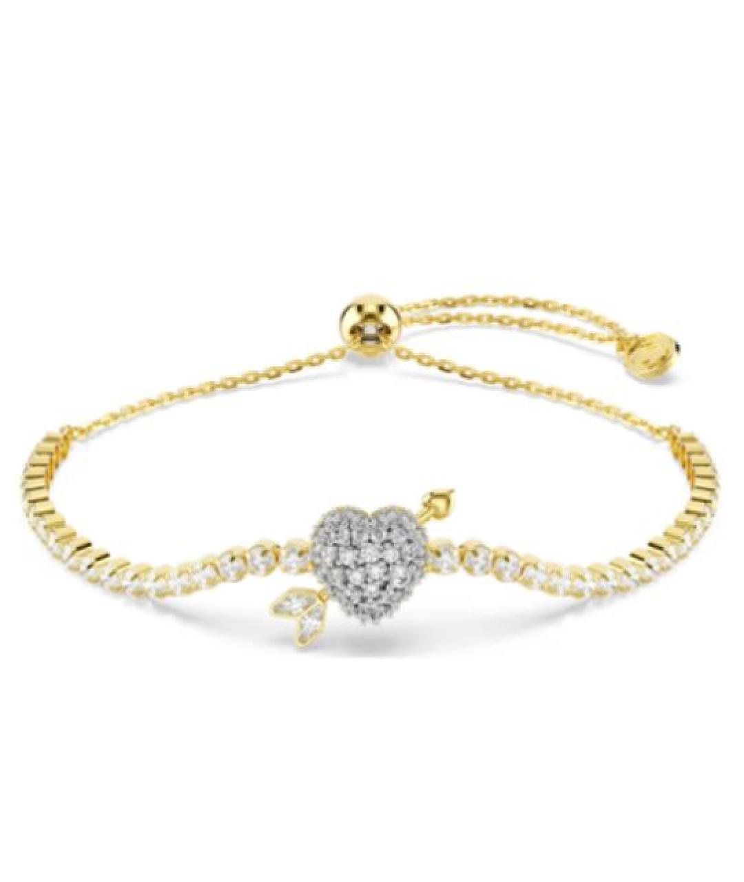 SWAROVSKI Золотой металлический браслет, фото 1