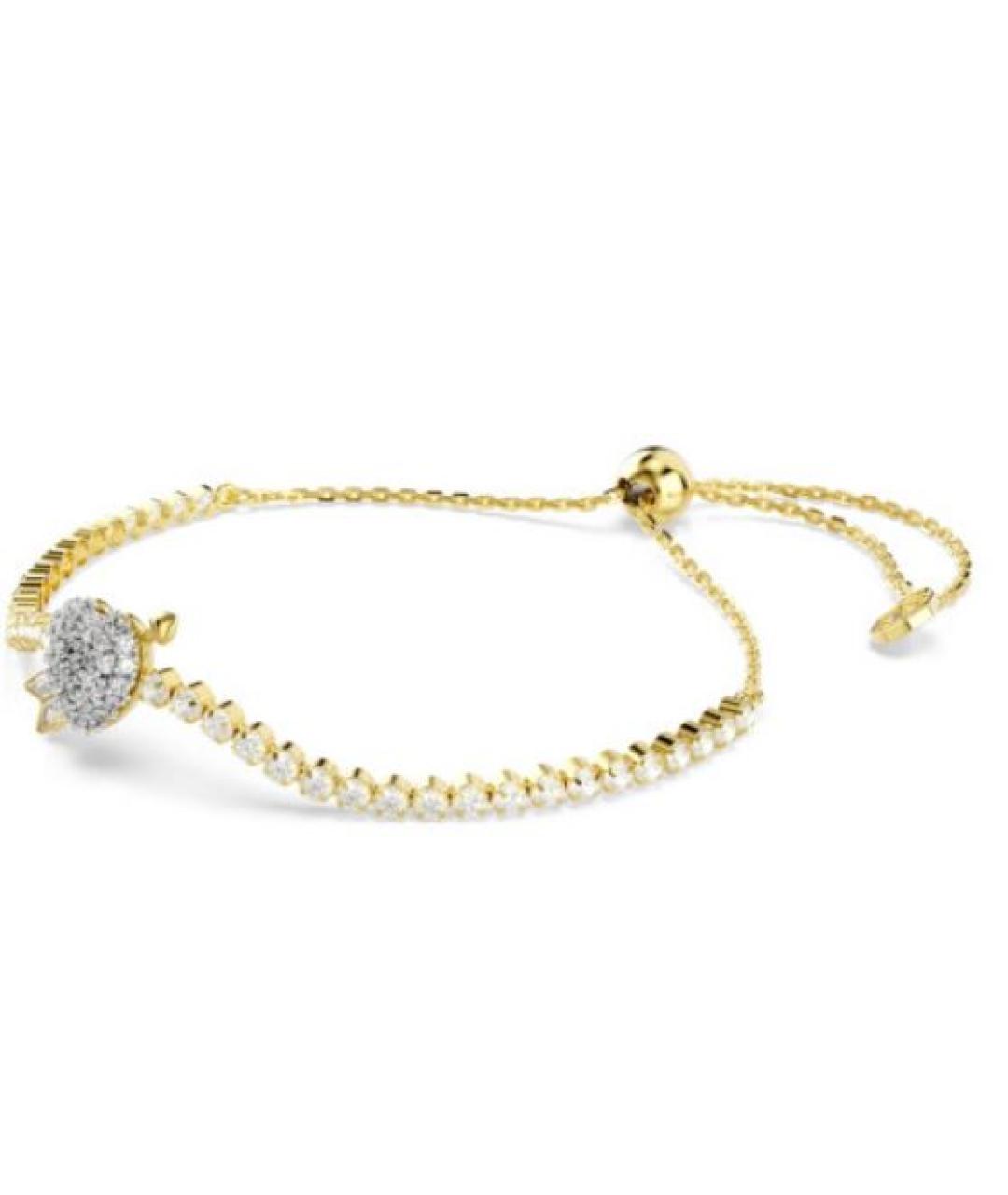 SWAROVSKI Золотой металлический браслет, фото 2