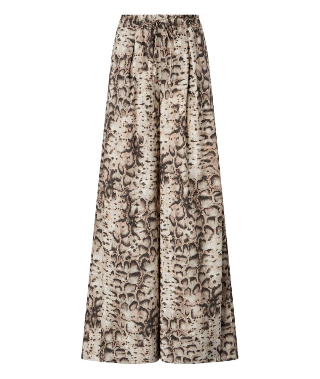 PINKO Бежевые прямые брюки, фото 3